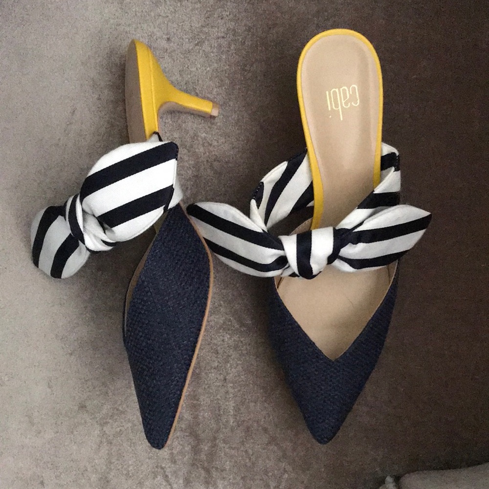 New cabi brand vegan short heels
